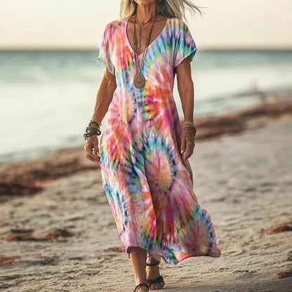 Vestido Maxi Étnico Elegante