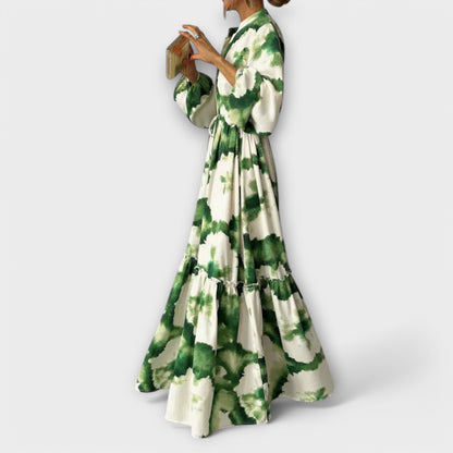 Vestido Maxi Caída-Fluida