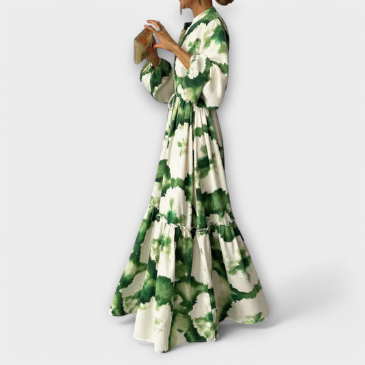 Vestido Maxi Caída-Fluida