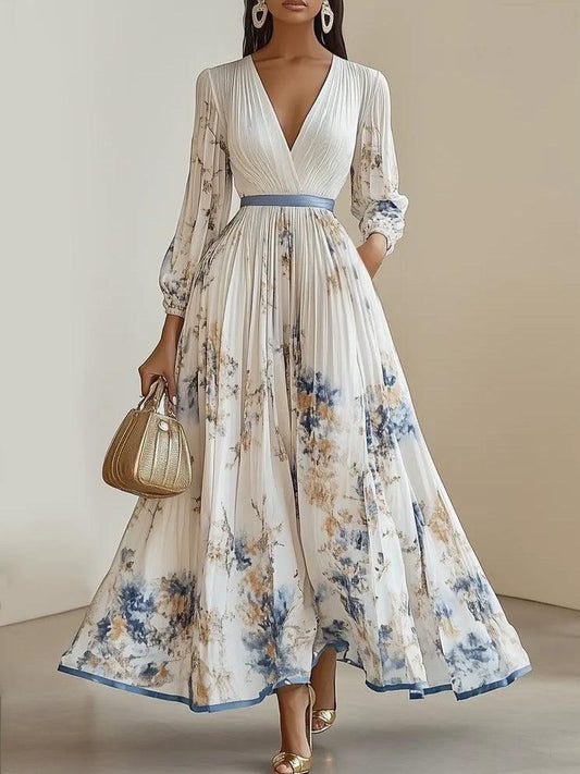 Vestido Maxi Floral Ultra-Ligero
