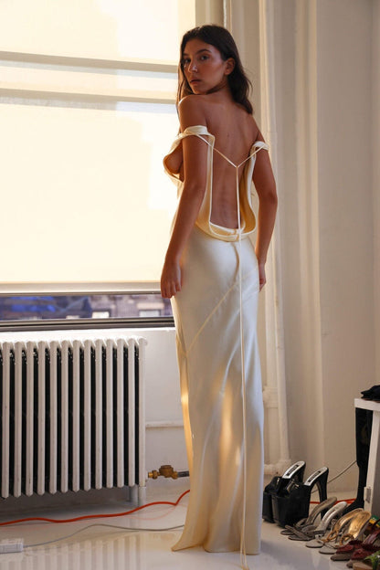 Vestido Maxi Seda-Fluida