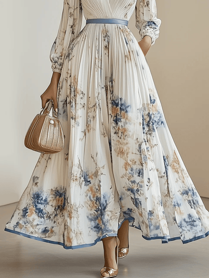 Vestido Maxi Floral Ultra-Ligero