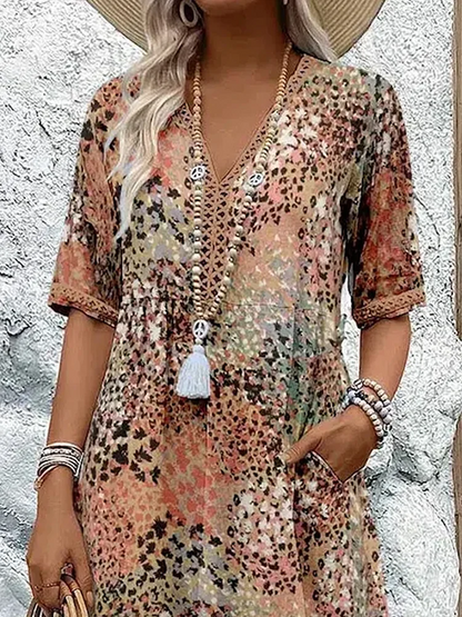 Vestido Fluido Floral