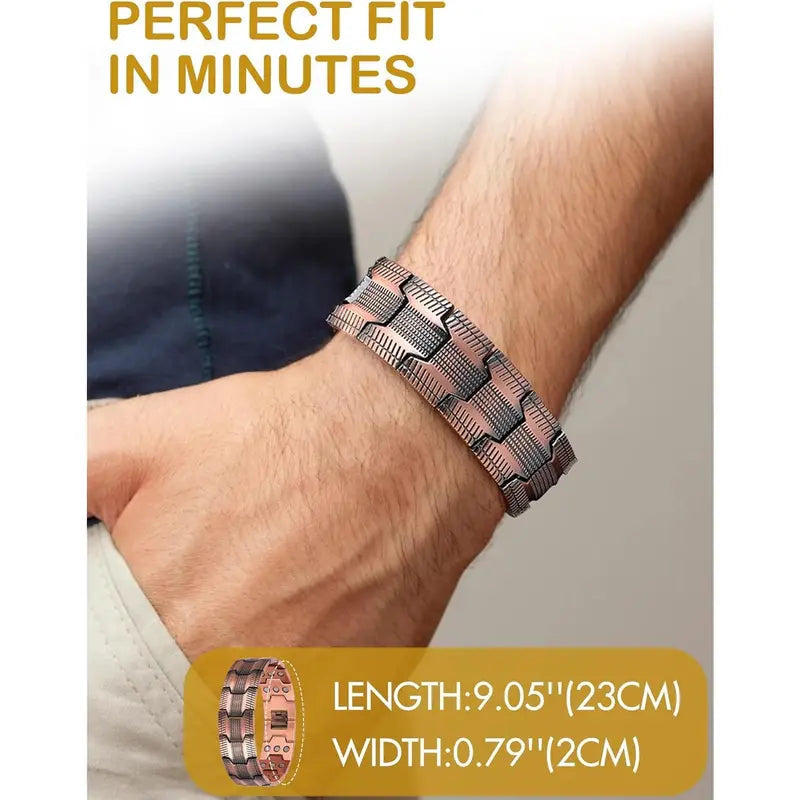 Men’s Copper Magnetic Bracelet