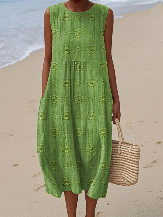 Vestido Estival Antiarrugas