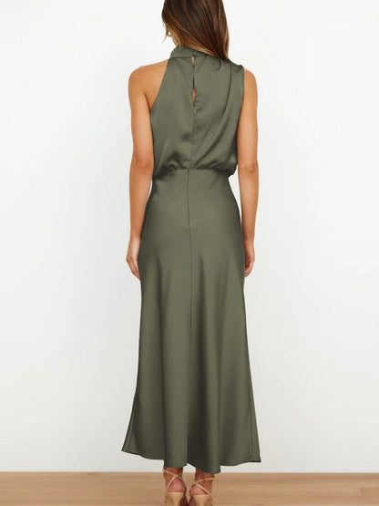 Vestido Seda Silueta-Esbelta
