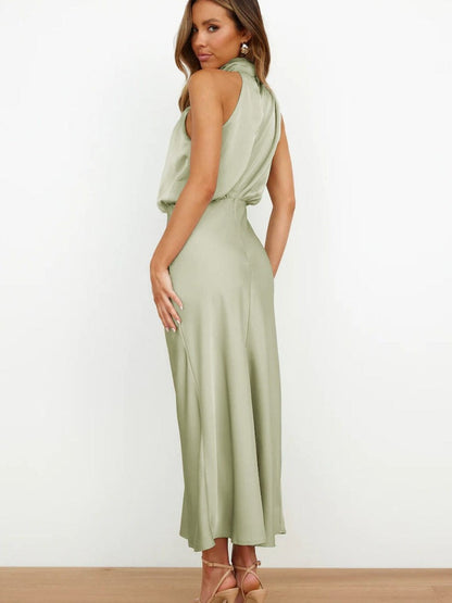 Vestido Seda Silueta-Esbelta