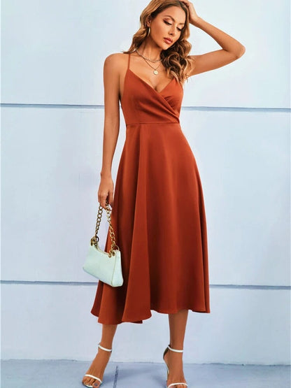 Vestido Maxi Seda Realce-Figura