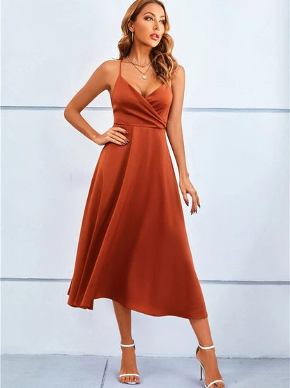 Vestido Maxi Seda Realce-Figura