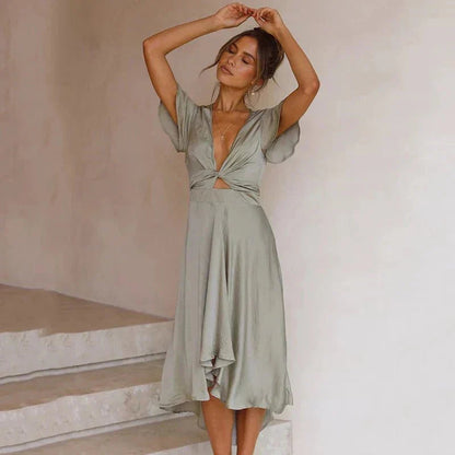 Vestido Midi Silueta-Esbelta