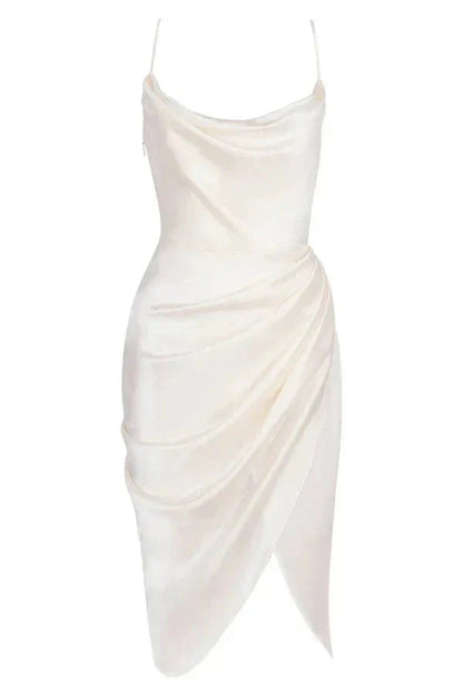 Vestido Seda Corsé Silueta-Esbelta